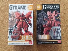 Load image into Gallery viewer, Mobile Suit Gundam G Frame 02 MSN-04 Sazabi Gundam Armor and Frame Set