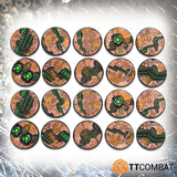 TTCombat 32mm Tomb World Bases