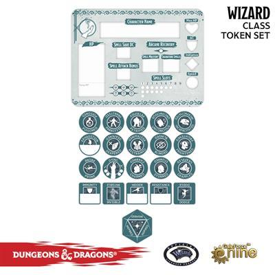 Dungeons & Dragons Wizard Token Set