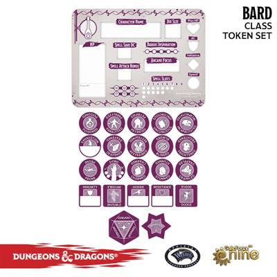 Dungeons & Dragons Bard Token Set