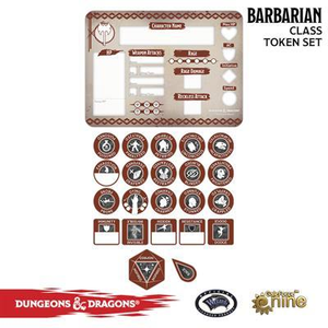 Dungeons & Dragons Barbarian Token Set