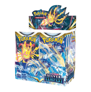 silver tempest booster box uk Pokemon TCG Display (36 Packs) Roll Play Games Each box contains 36 sealed booster packs Pokemon Trading Card Game Sword