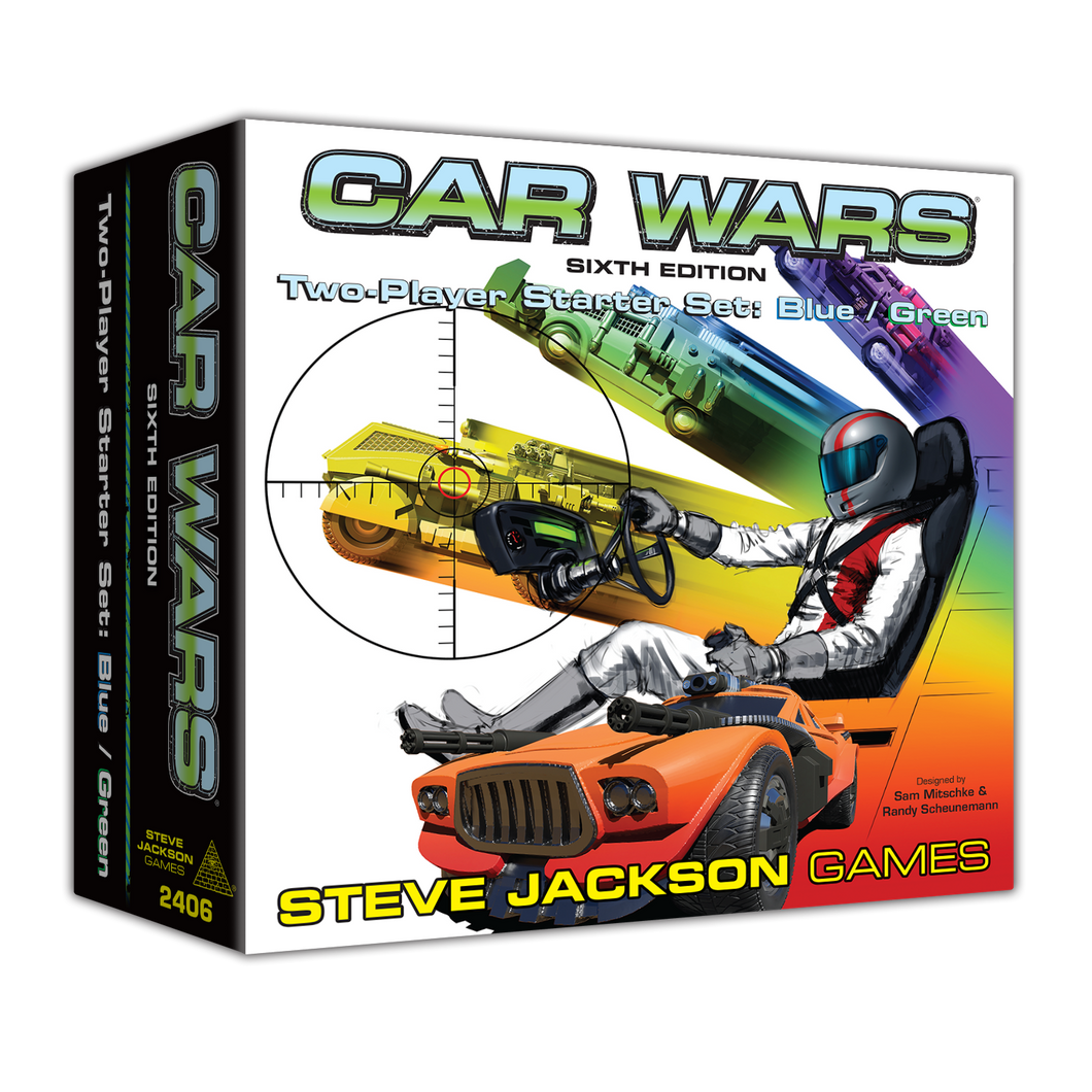 Car Wars Sixth Edition Two Player Starter Blue / Green