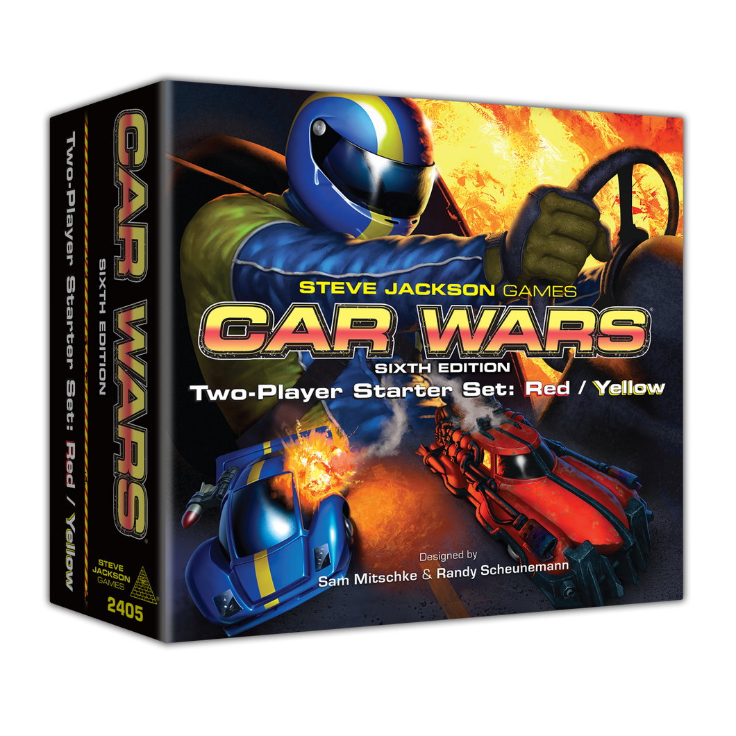 Car Wars Sixth Edition Two Player Starter Red / Yellow