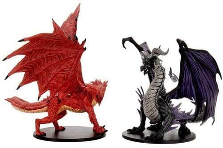 Pathfinder Battles City of Lost Omens Premium Set Adult Red & Black Dragons
