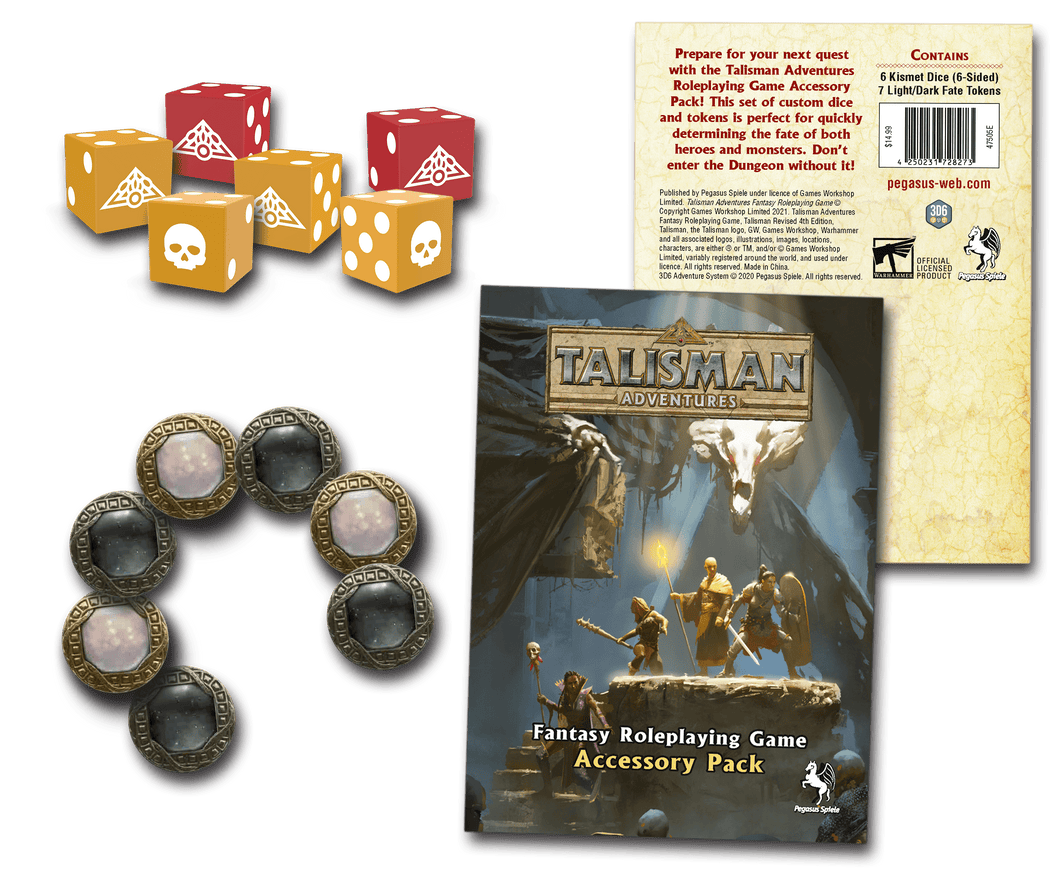 Talisman Adventures RPG Accessory Pack