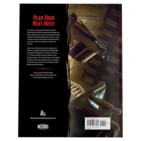 Dungeons & Dragons RPG Keys from the Golden Vault