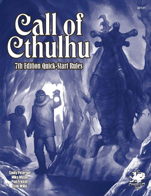 Call Of Cthulhu Seventh Edition Quick-Start Rules