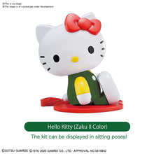 Load image into Gallery viewer, SD Cross Silhouette Hello Kitty Zaku II Model Kit