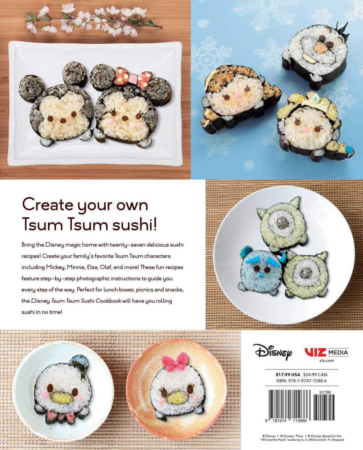 Disney Tsum Tsum Sushi Cookbook