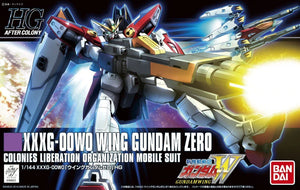 Kit de modèle Hgac xxxg-00w0 Wing Gundam Zero 1/144