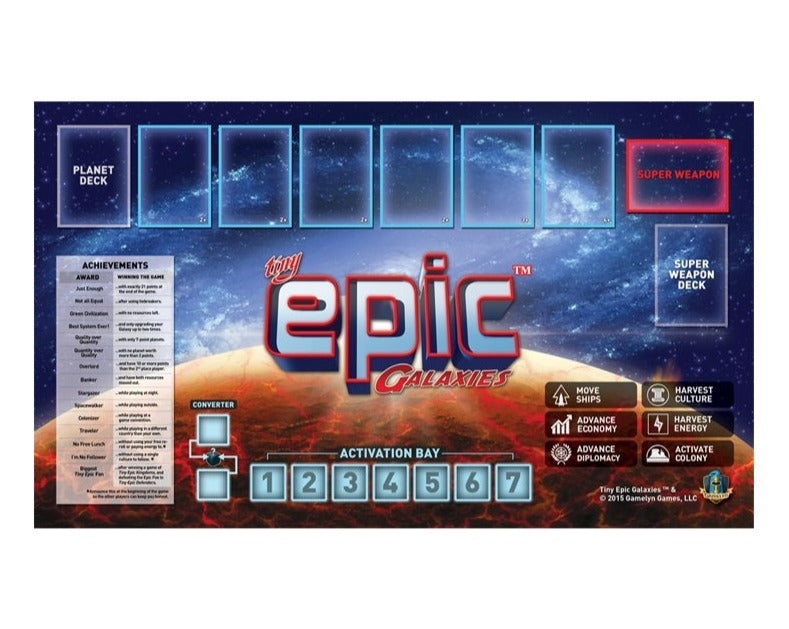 Tiny Epic Galaxies Game Mat