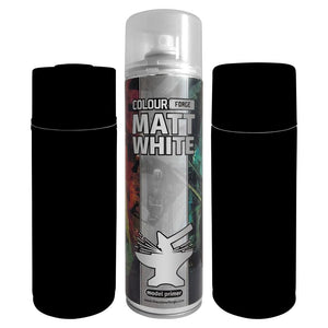 Färgen smide matt vit spray (500ml)