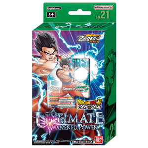 Dragon ball super kortspill zenkai serie startkortstokk sd21 ultimate awakened power