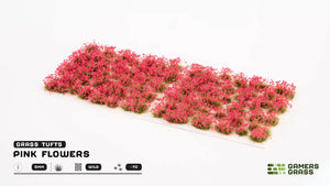 Spieler grasen rosa Blumen