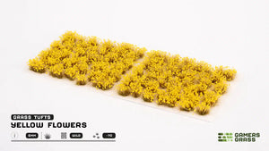 Gamers grasen gelbe Blumen