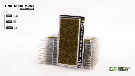 Gamers Grass Tiny Dark Moss 2mm Tufts