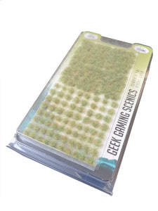 Touffes d'herbe statiques auto-adhésives à ressort x140