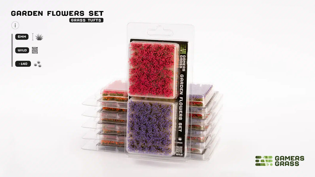 Gamers Grass Garden Flowers Set