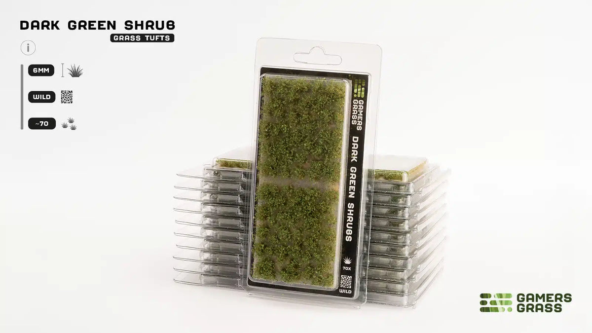 Gamers Grass Dark Green Shrubs