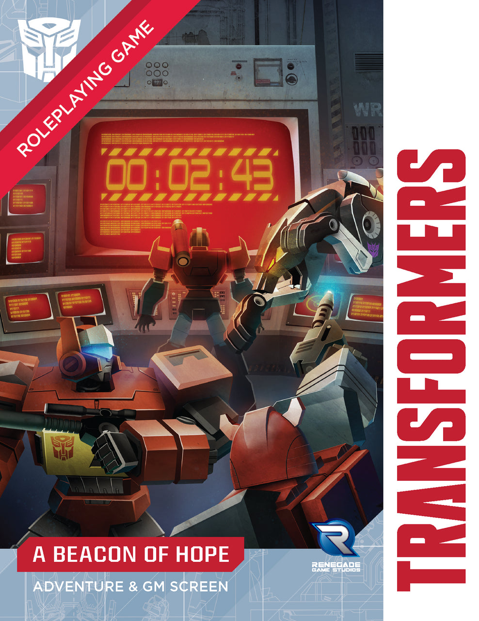 Transformers RPG A Beacon of Hope Adventure & GM Screen