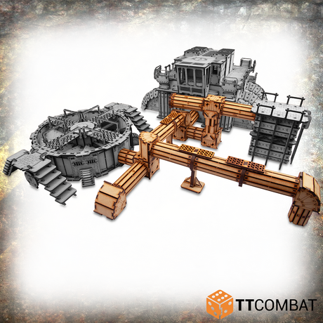 TTCombat Tabletop Scenics - Industrial Hive Sector 4: Pipelines
