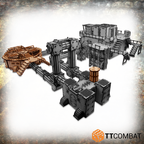 TTCombat Tabletop Scenics - Industrial Hive Sector 4: Mega Turbine