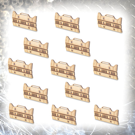 TTCombat Tabletop Scenics - Bolstered Bunkers (Pair)