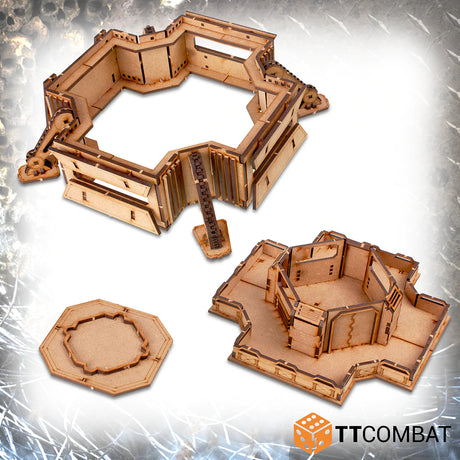 TTCombat Tabletop Scenics - Bolstered Bunkers (Pair)