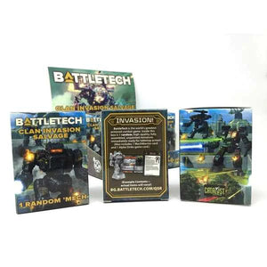 Battletech clan invation salvage blind box