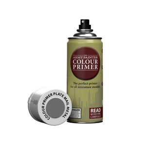 The Army Painter Colour Primer Spray - Plate Mail Metal