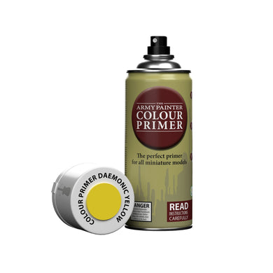 The Army Painter Colour Primer Spray - Daemonic Yellow