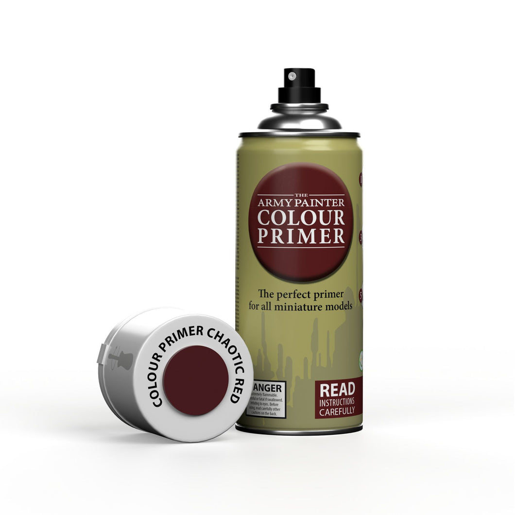 The Army Painter Colour Primer Spray - Chaotic Red
