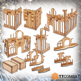 TTCombat Tabletop Scenics - Sci-fi Gothic City Quadratum Ruins