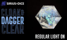 Load image into Gallery viewer, Clear Cloak and Dagger Poly 7 Set - Sirius Dice