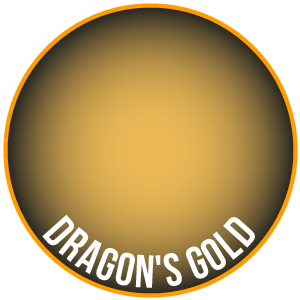 Zwei dünne Schichten Dragon's Gold