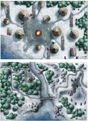 D&D Icewind Dale: Encounter Map Set (2x 20'x30')