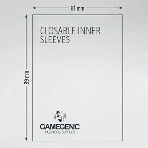 Gamegenic Closable Inner Sleeves (100ct.)