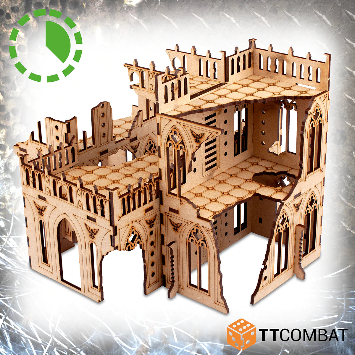 TTCombat Tabletop Scenics - Sci-fi Gothic Ruined Academium