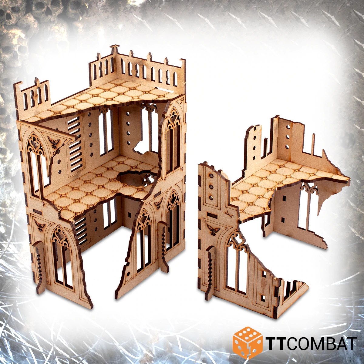 TTCombat Tabletop Scenics - Sci-fi Gothic Ruined Academium