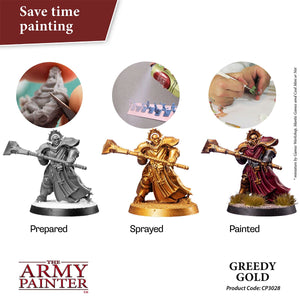 The Army Painter Colour Primer Spray - Greedy Gold