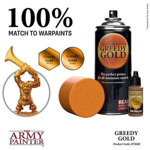 The Army Painter Colour Primer Spray - Greedy Gold