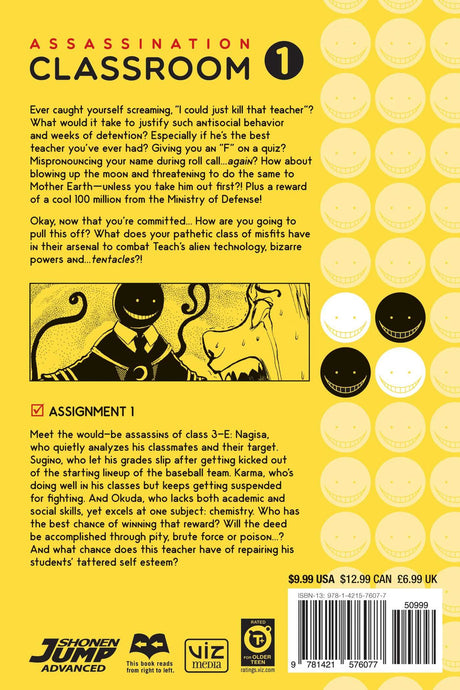 Assassination Classroom Volume 1