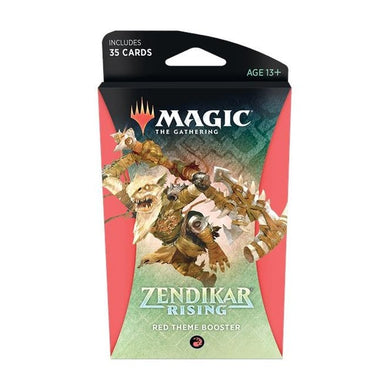 Magic The Gathering Zendikar Rising Theme Booster Red