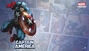 Tapis de jeu Captain America des champions Marvel
