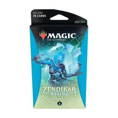 Magic The Gathering Zendikar Rising Theme Booster Blue