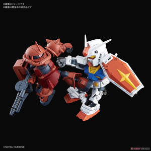 SD Cross Silhouette RX-78-2 & Zaku II Gundam Model Kit