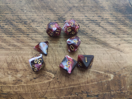 Double-Colour RPG 7 Dice Set
