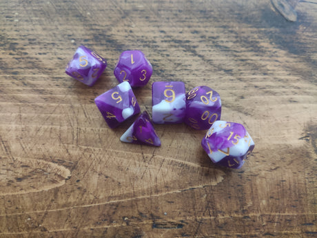 Double-Colour RPG 7 Dice Set