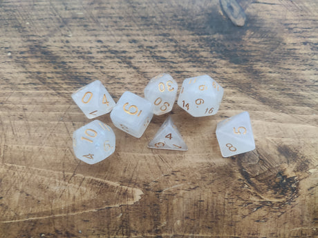 Marble Effect RPG 7 Dice Set